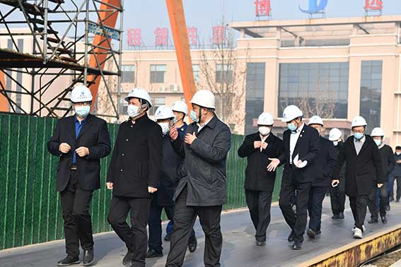 濱州市市委常委、常務副市長張偉一行來我司調研經濟運行、疫情防控和安全生產工作